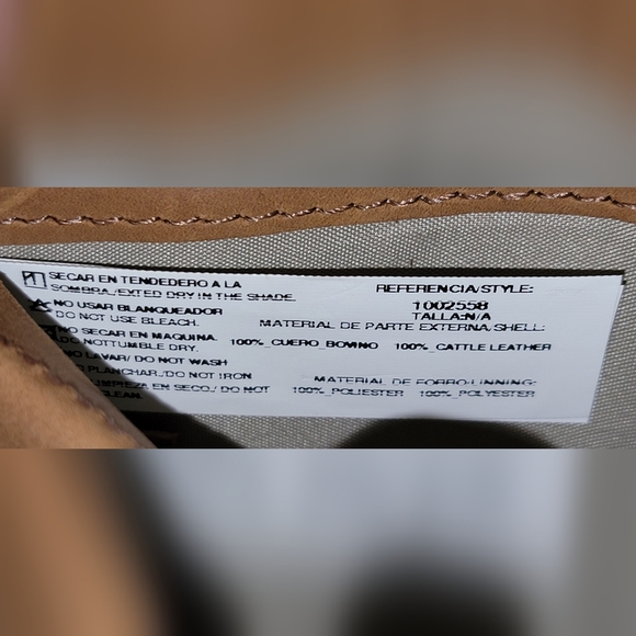 VELEZ checkbook wallet, new, without tags, made of leather, MADE in Colombia. - Picture 13 of 15